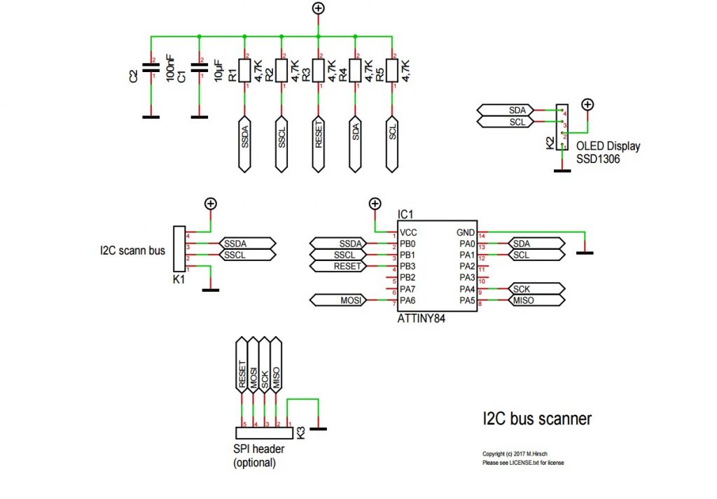 I2C scanner