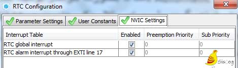 تنظیمات NVIC Setting در میکروکنترلر STM32