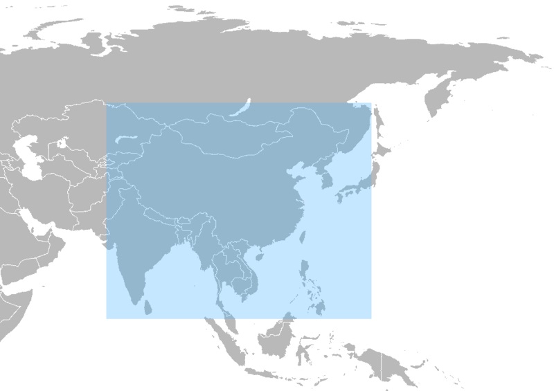مناطق تحت پوشش beidou بیدو