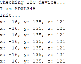 راه اندازی ADXL345 با اردوینو