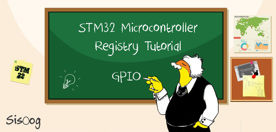 آموزش میکروکنترلر Stm32f1 به صورت رجیستری قسمت اول: GPIO-خروجی