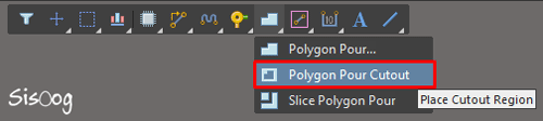 Polygon Pour Cutout در آلتیوم دیزاینر 18 با استفاده از ابزارهای PCB