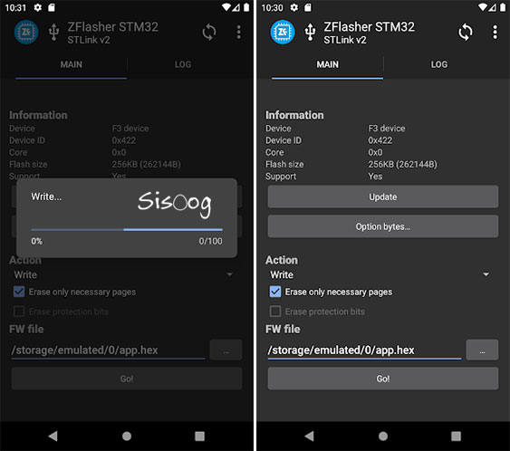 STM32 Flasher Android