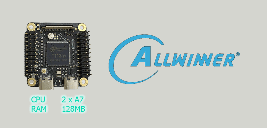 SoC جدید شرکت Allwinner بانام T113-S3 با کاربردهای صنعتی و خودرویی