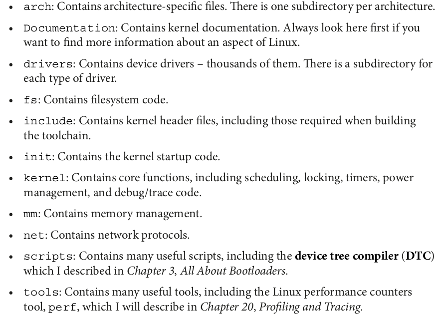 kernel folder desc