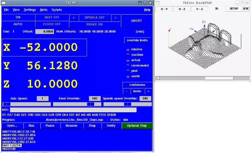 TkLinuxCNC GUI