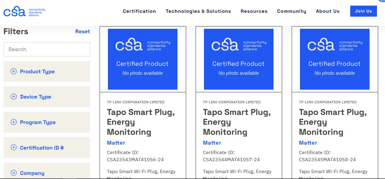 بررسی پشتیانی از matter در دستگاه های IOT