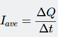 فرمول جریان متوسط عبوری از مدار