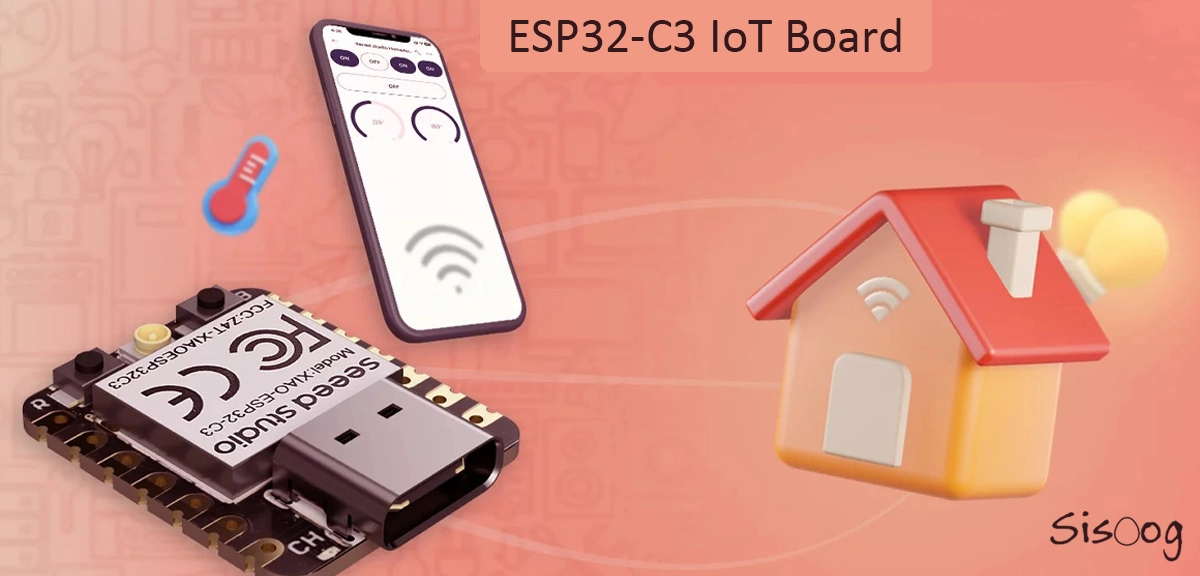 برد اینترنت اشیاء ESP32-C3 با باتری NanoCell V2.1 از پلتفرم ESPHome برای اتصال به Home Assistant استفاده می‌کند.