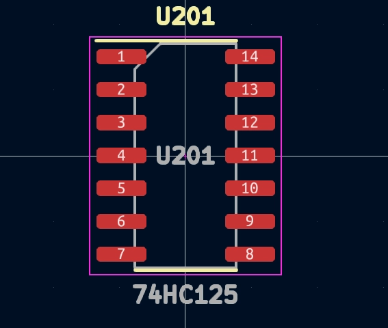 U201 در طراحی PCB