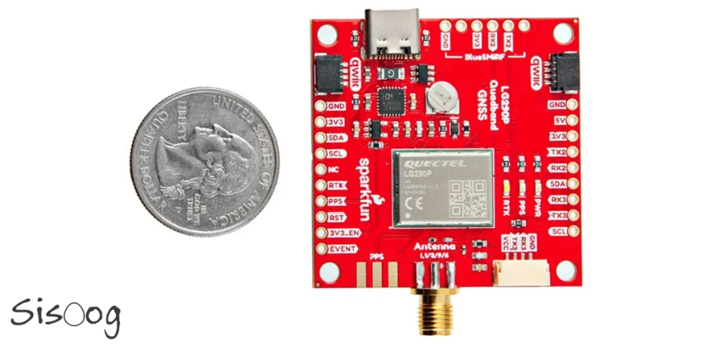 GNSS RTK: بورد مجهز به ماژول Quectel LG290P، مناسب ناوبری با دقت بالا