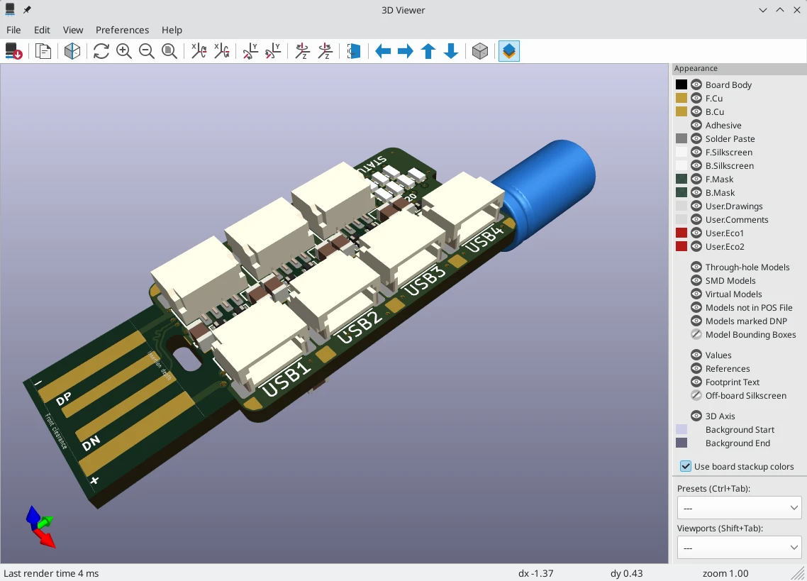 مشاهده‌گر سه‌بعدی و Net Inspector در KiCad - قسمت 22 آموزش Kicad