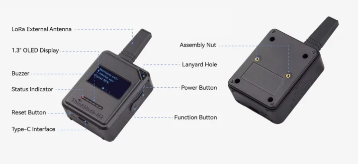 دستگاه ارتباطی خارج از شبکه Meshtastic مبتنی بر ESP32-S3 و SX1262