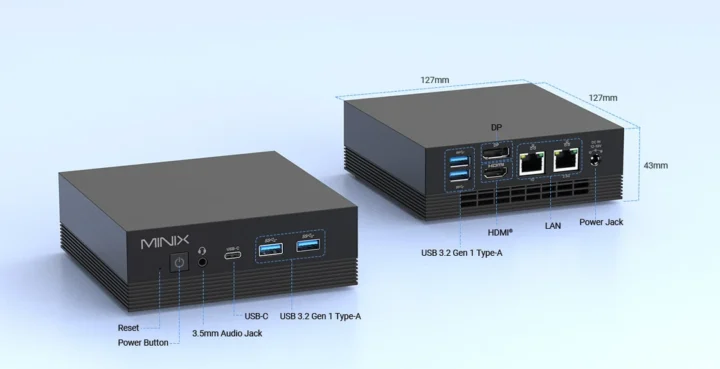 مشخصات MINIX NEO Z150-0dB