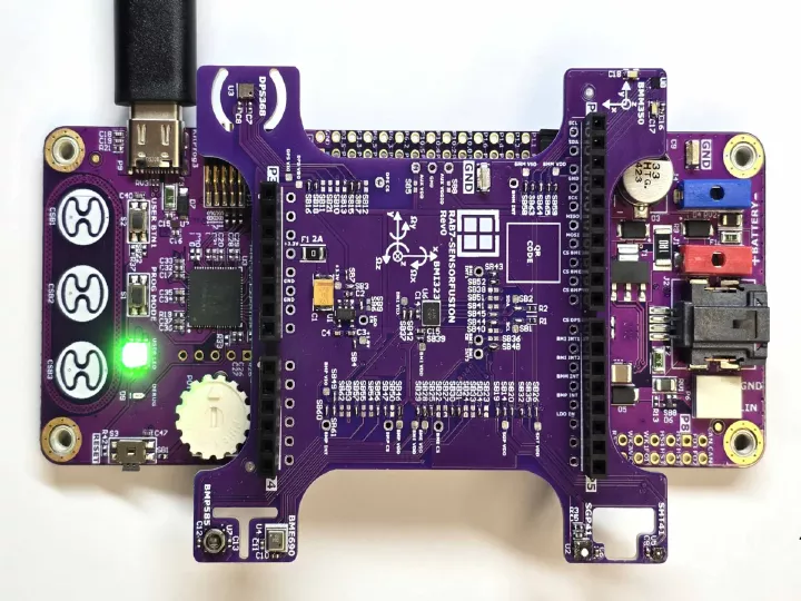 سنسور RAB7 Fusion Arduino Shield با برد ارزیابی RDK4