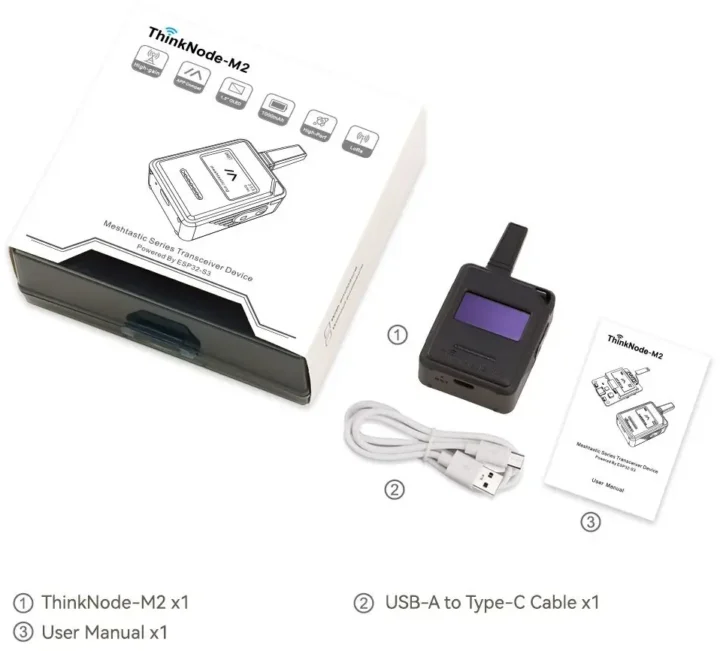 محتویات پکیج ThinkNode M2