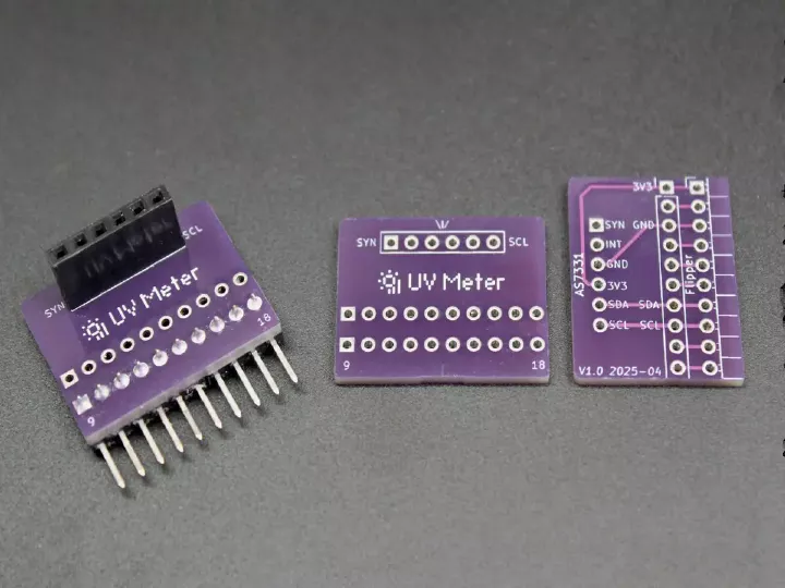 Flipper-Zero UV Meter PCB سفارشی