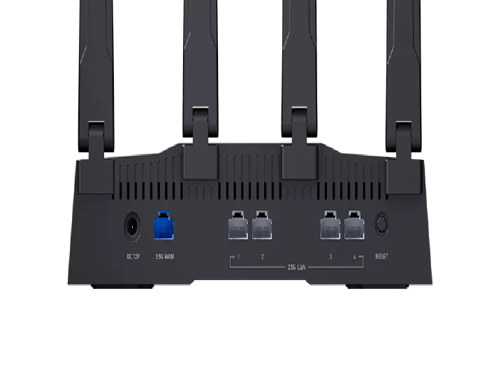 پورتهای روتر WiFi-7-router-five-2.5GbE