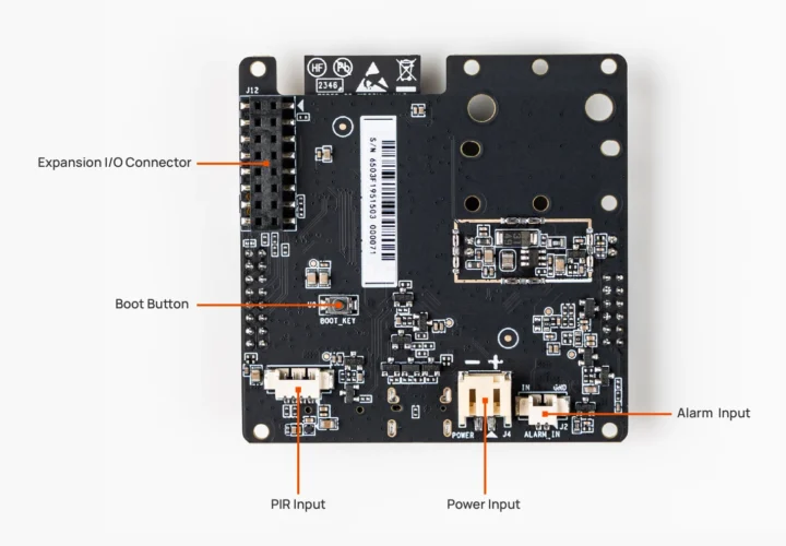 برد دوربین ESP32-S3-ورودی‌های PIR و آلارم