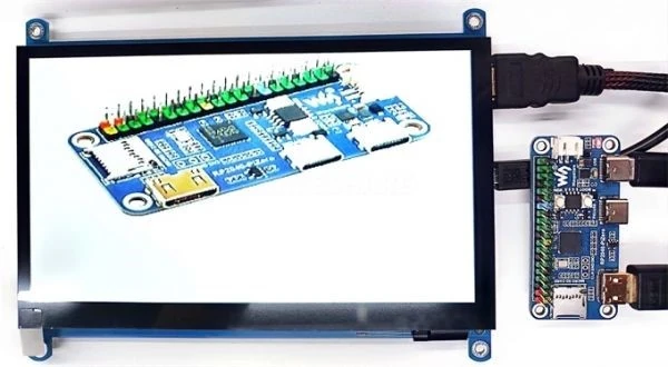 دموی DVI در حالت 640×480 با نرخ 60 هرتز و تصویر آزمایشی 