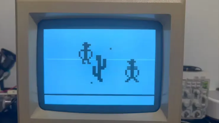 نمونه ای از اجرای CHIP-8