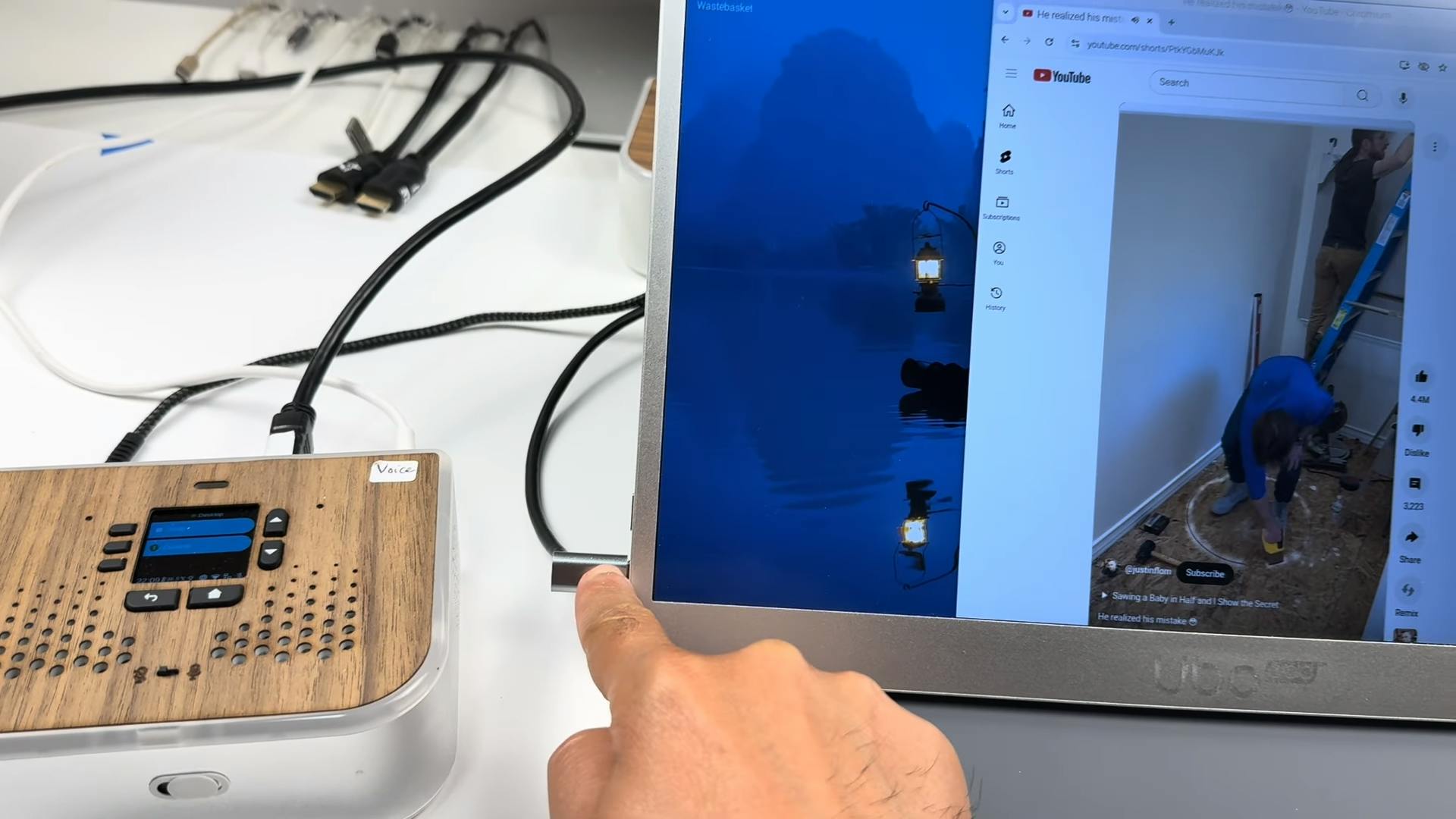 خروجی ویدئو از رزبری پای با USB-C