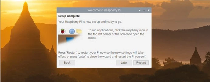 Restarting Raspberry Pi