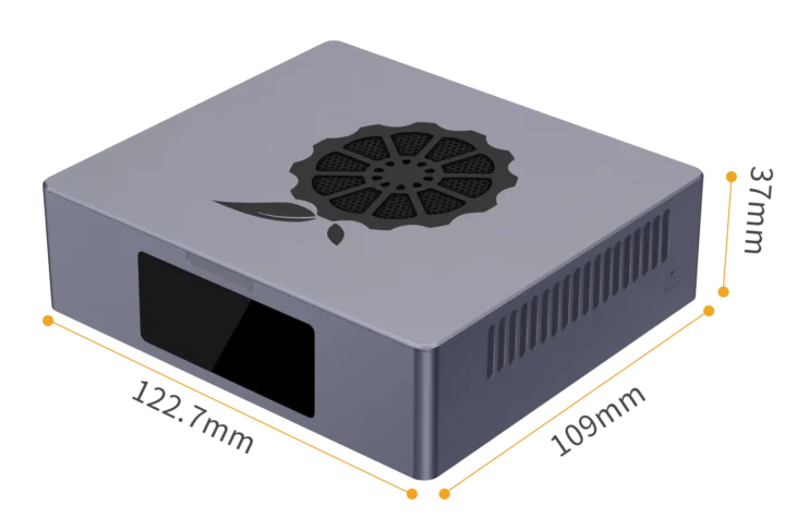 عرضه Orange Pi 6 Plus: برد CIX P1 با دو اسلات M.2 Gen4 x4 و رم تا 64GB 3 ظاهر کیس Orange Pi CIX P1