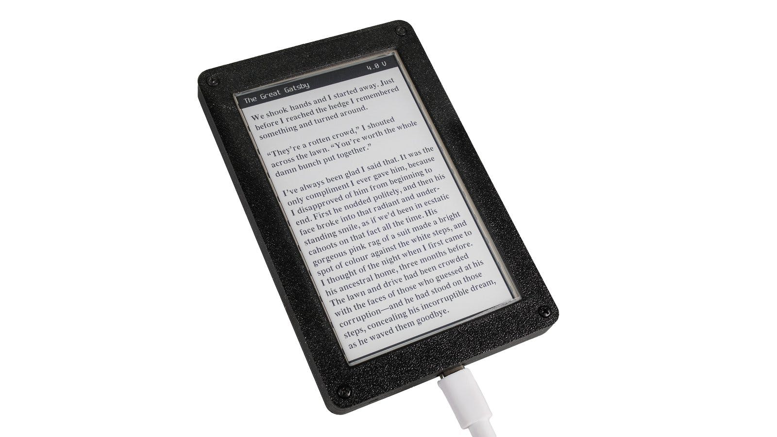 Open Book Touch: کتابخوان متنباز و قابل هک با ESP32‑S3 2 ضخامت بدنه تنها یک سانتیمتر است.