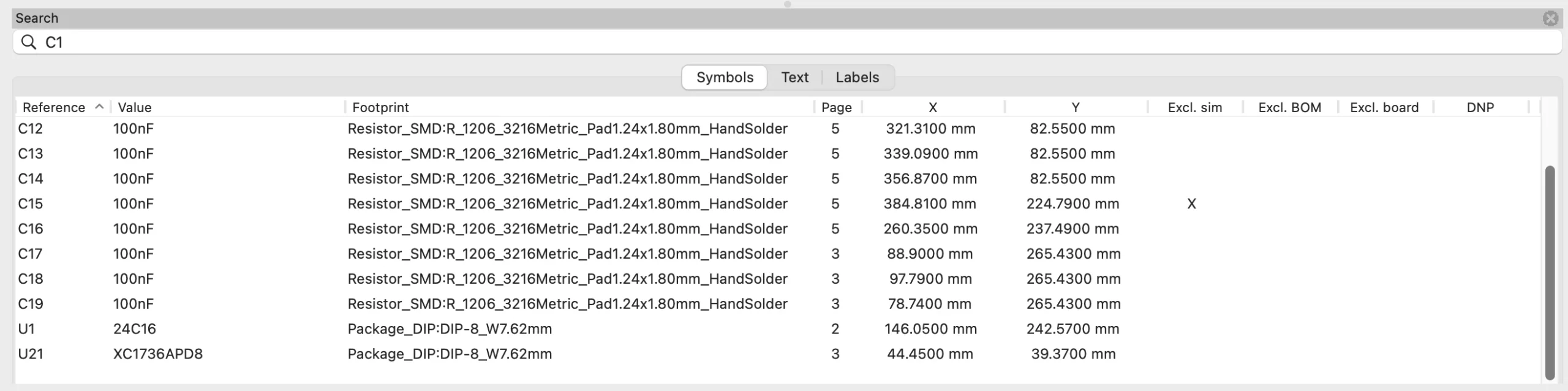 آموزش ابزارهای Find، هایلایت، کراس پروبینگ و ERC در KiCad - قسمت 41 Kicad 5 search_panel