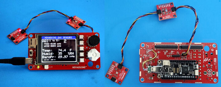 سخت‌افزار داخلی کیت حسگر محیطی نووادوینو