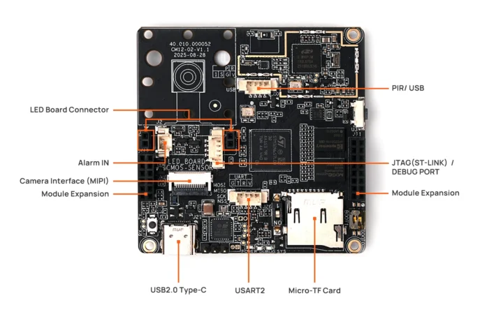 برد دوربین STM32N6