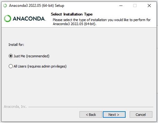 مراحل نصب آناکوندا