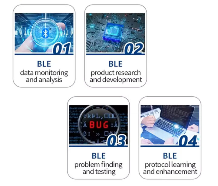 WCH BLE Analyzer Pro معرفی شد: اسنیفر USB برای BLE با Decode لحظهای از 20 دلار 2 اپلیکیشن WCH BLE AnalyzerPro