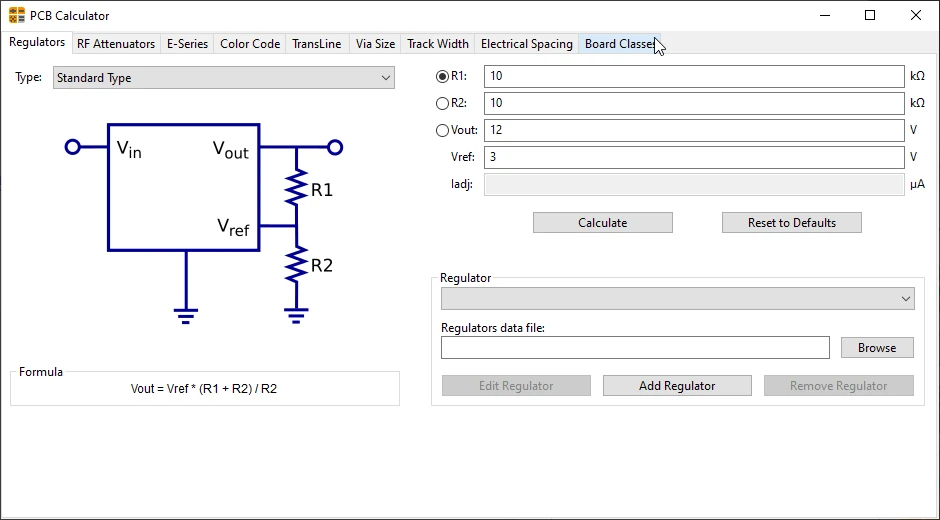 ماشینحساب PCB در KiCad | قسمت 47 آموزش Kicad 1 regulators