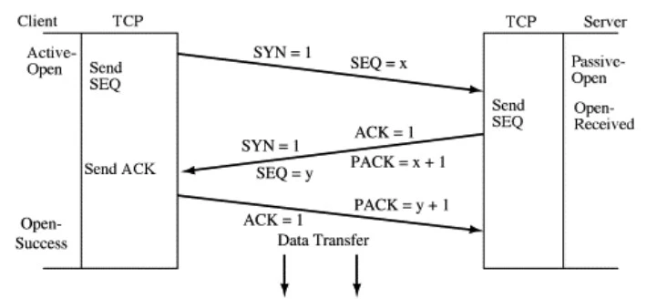 برقراری ارتباط TCP