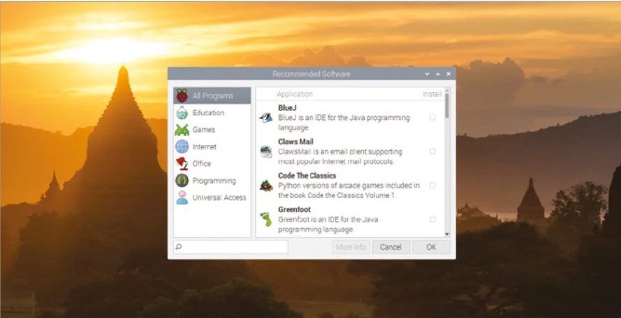 کار با LibreOffice و مدیریت نرمافزارها در رزبریپای 3 the recommended software tool