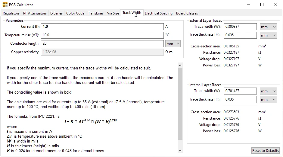 ماشینحساب PCB در KiCad | قسمت 47 آموزش Kicad 9 ضخامت ترک
