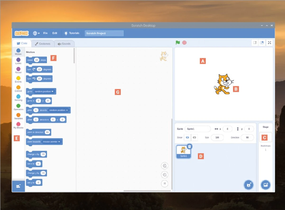 راهنمای جامع برنامه‌نویسی با اسکرچ (Scratch) در رزبری‌پای