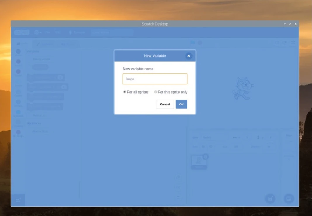 به متغیر جدید یک نام اختصاص دهید