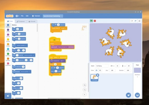 شکل 20-4: روتین کامل شنای نمایشی