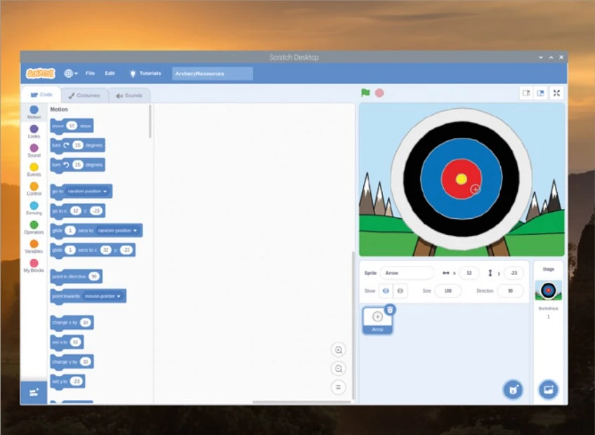 شکل 4-21: لود شدن منابع بازی تیراندازی با کمان.
