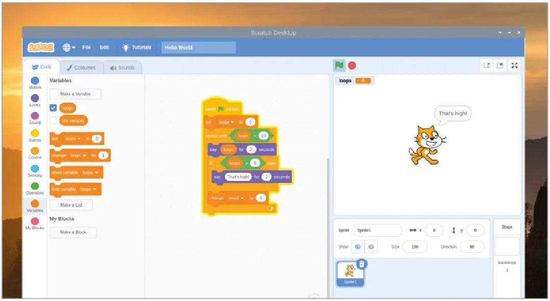 گربه وقتی عدد به 6 برسد، یک پیام می‌دهد