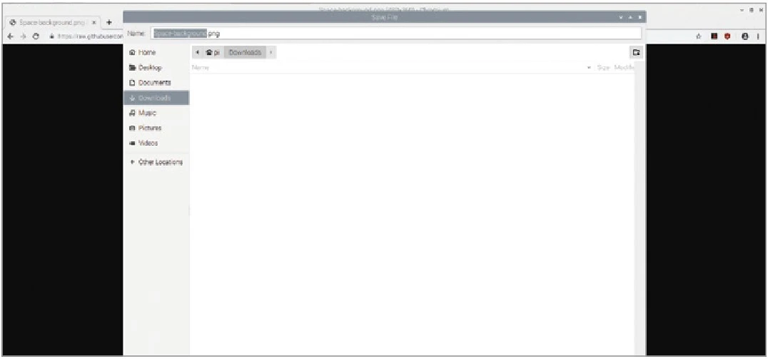 پروژه آموزش ساخت بازی تایمر فضانورد در Scratch 1 تصویر پسزمینه را ذخیره کنید