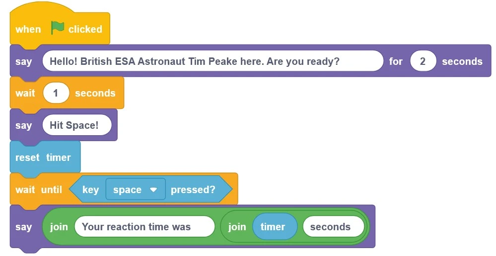 پروژه آموزش ساخت بازی تایمر فضانورد در Scratch 12 پروژه آموزش ساخت بازی تایمر فضانورد در Scratch