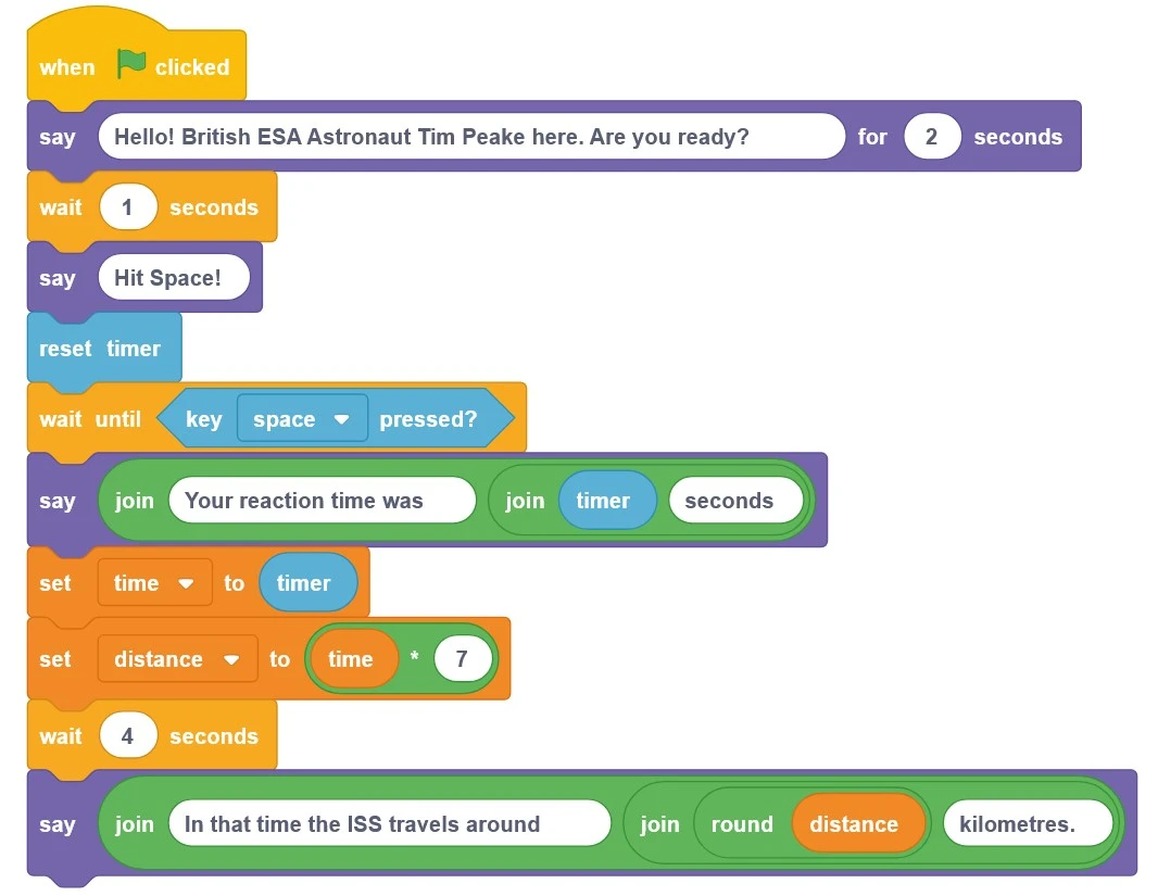 پروژه آموزش ساخت بازی تایمر فضانورد در Scratch 16 پروژه آموزش ساخت بازی تایمر فضانورد در Scratch