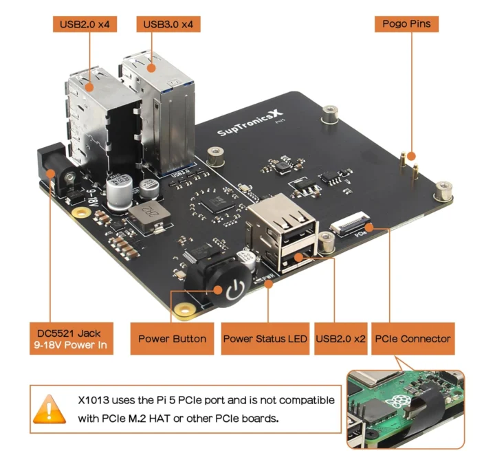مشخصات SupTronics X1013 
