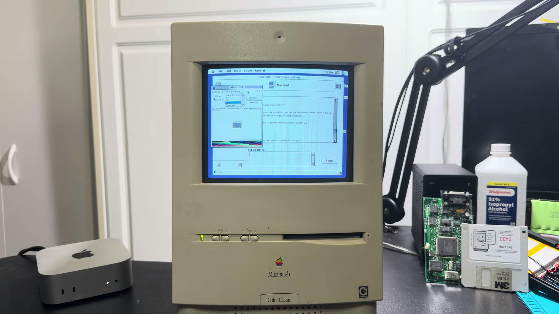 اجرای ChatGPT روی مکینتاش کلاسیک؛ معرفی پروژه MacinAI از SDogAlex 1 MacinAI از SDogAlex