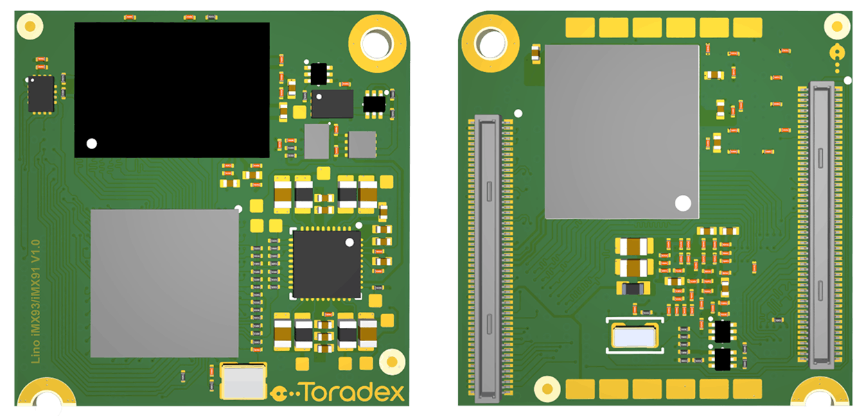 قدرتنمایی NXP i.MX 93 در ابعاد تمبر پستی! معرفی ماژولهای AI جدید Toradex 2 پردازنده Toradex IMX91