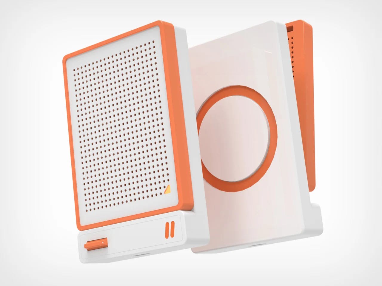 نمایی از هر دو سمت دستگاه